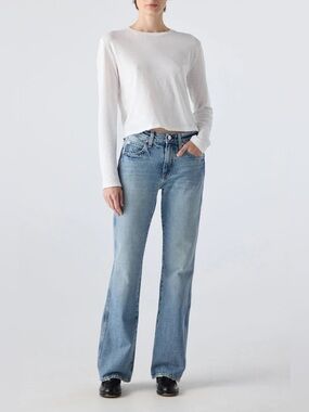 AMO Jeans Size 29 Marcenia Slouchy Bootcut 100% Cotton